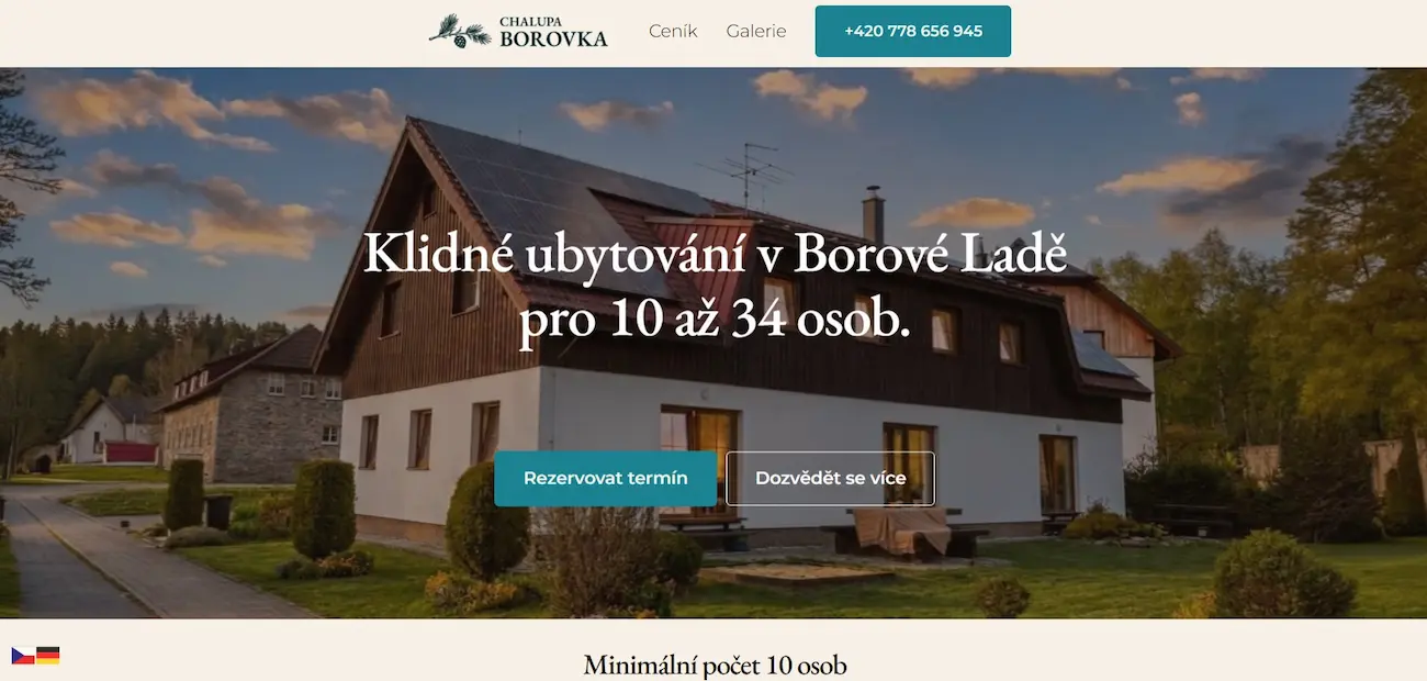Ukázka chalupy