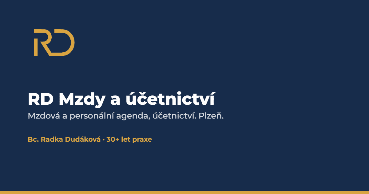 RD Mzdy a účetnictví