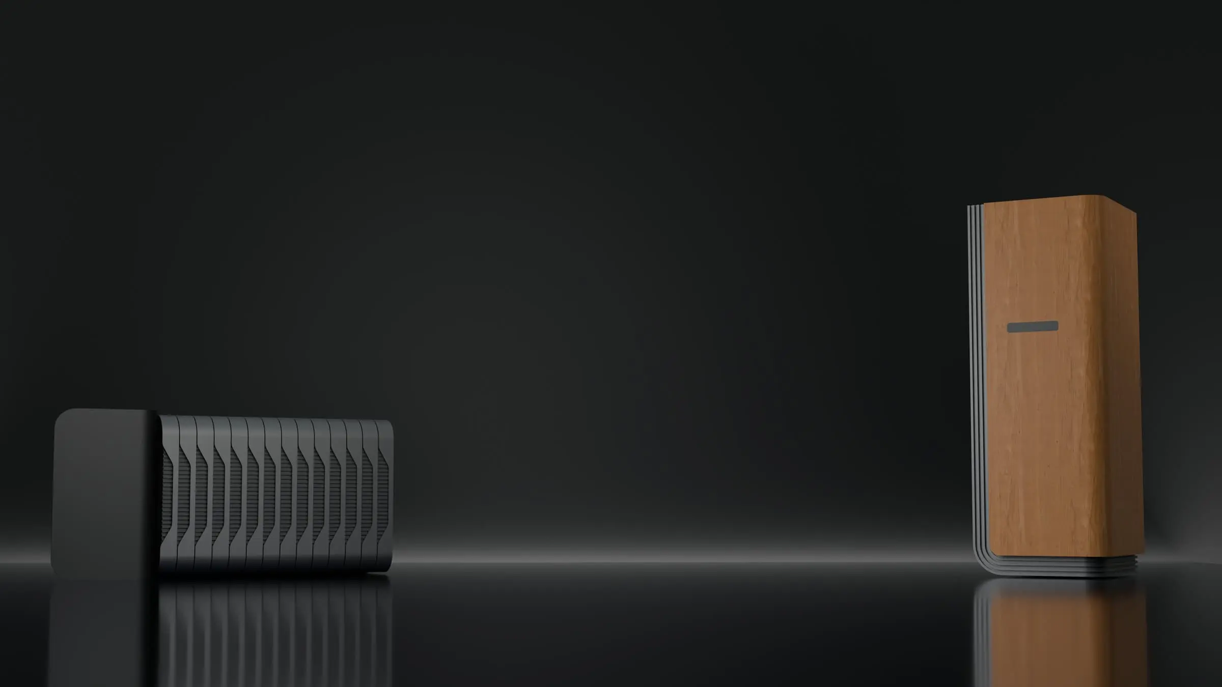 Panasonic heat pump concept, hero render