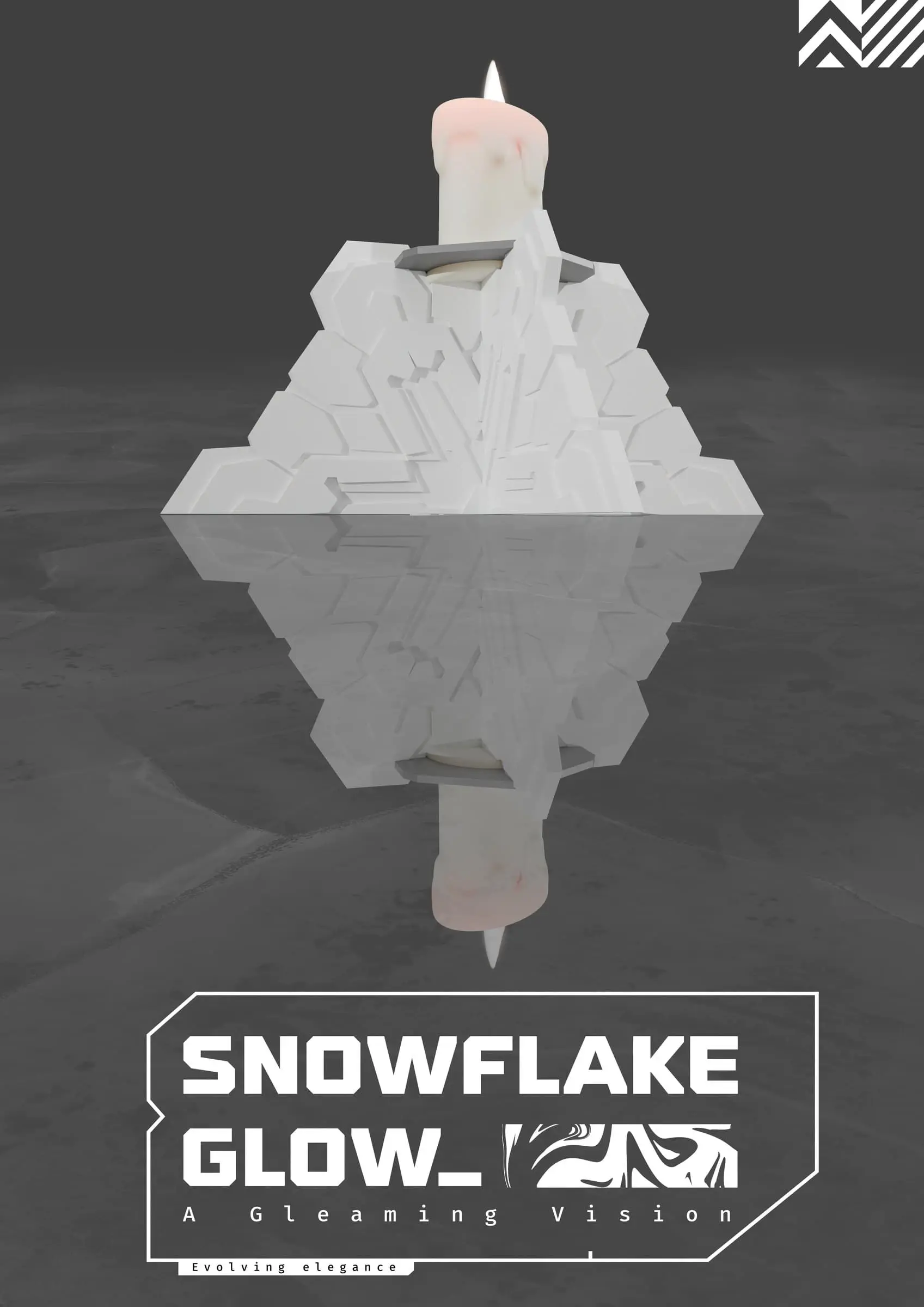 Snowflake Glow presentation poster