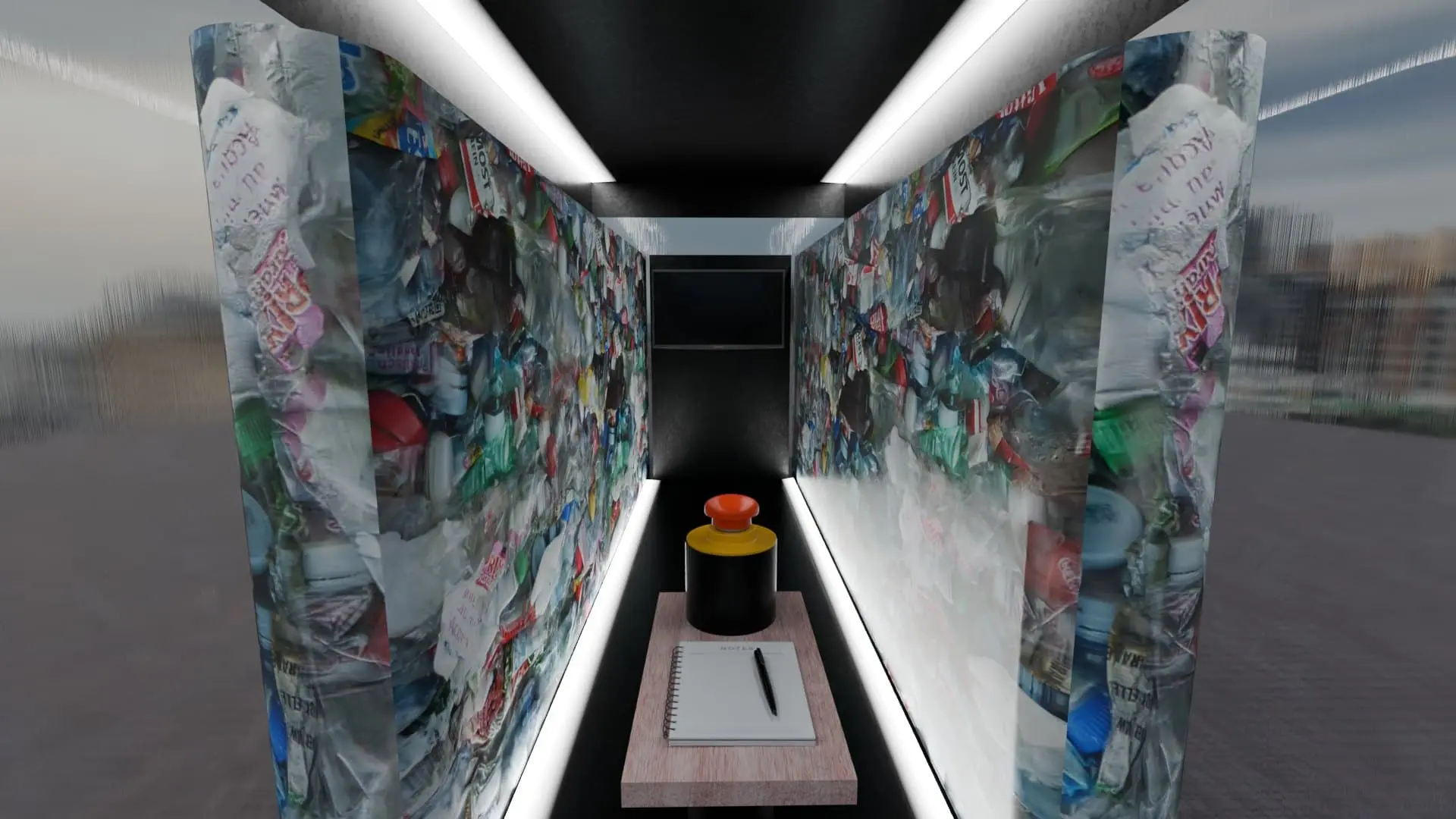 Stop the Cycle container interior
