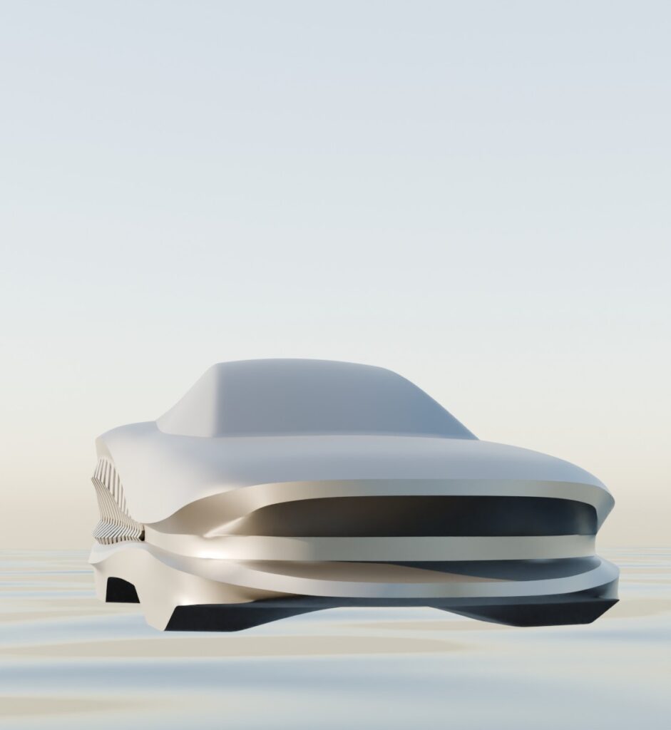 Front small background small